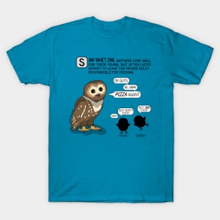 SAW-WHET OWL DAD #1 - ZOODRAWS COMIC T-Shirt